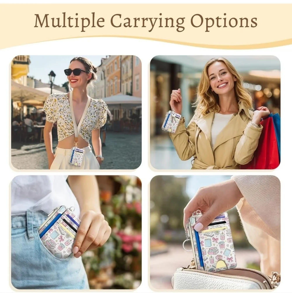 Colorful Card Organizer with ID Window